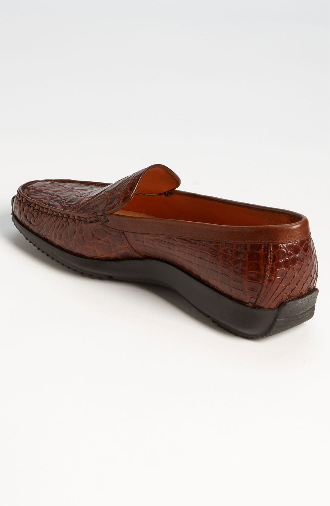 'Arlo' Crocodile Loafer, Alternate, color, COGNAC