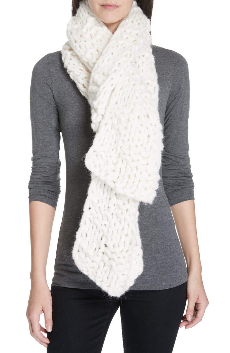 Eileen Fisher Alpaca Blend Scarf, Main, color,