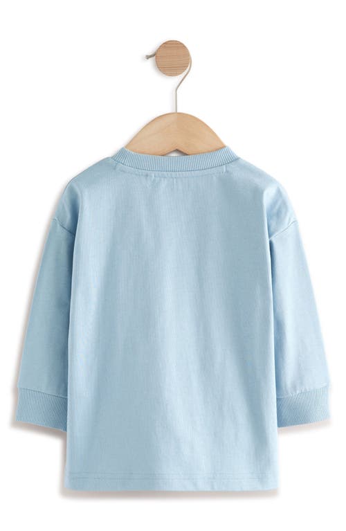 Next Kids' Assorted 3-pack Critter & Stripe Long Sleeve Cotton T-shirts In Multi