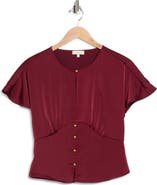 Parker Keyhole Woven Top