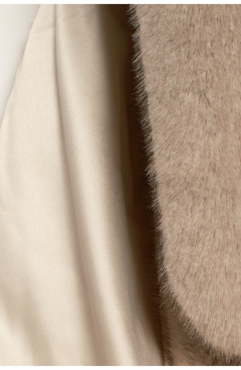 Free People Snow Angel Faux Fur Scarf, Alternate, color, Ivory