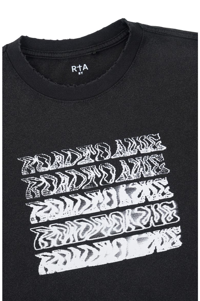 Kids' Sean Layered Graphic T-Shirt, Alternate, color, BLACK SMOKEY