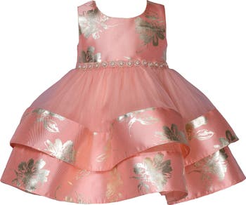 Irresistible Piped Detail Fit 'n' Flare Dress Navy/ Ivory IR7538TJ main image 0