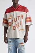 AMIRI 11430268 AMIRI South Cali Leather Mesh Football Jersey