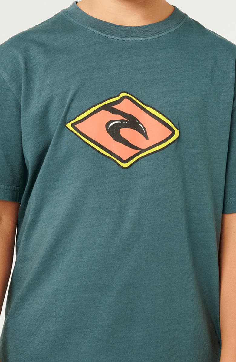 Rip Curl Kids' Sunset Sesh Cotton Graphic T-Shirt, Alternate, color, Pine Night