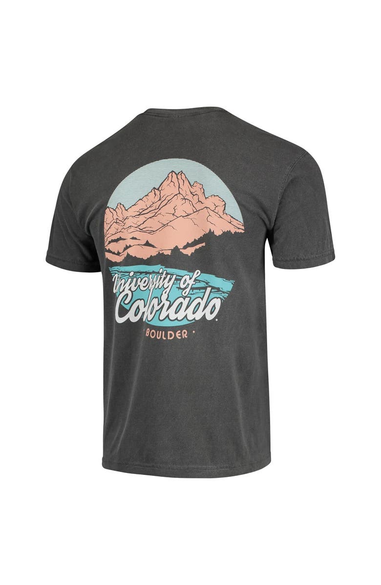 IMAGE ONE Men's Charcoal Colorado Buffaloes Script Local Comfort Color T-Shirt, Alternate, color, Charcoal