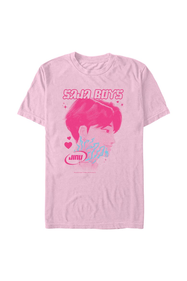 Men's KPop Demon Hunters Jinu Saja Profile  Graphic T-Shirt, Main, color, Blossom