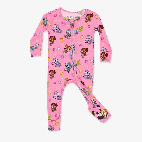 Baby PAW Patrol Varsity Pink Convertible Footie (Baby)