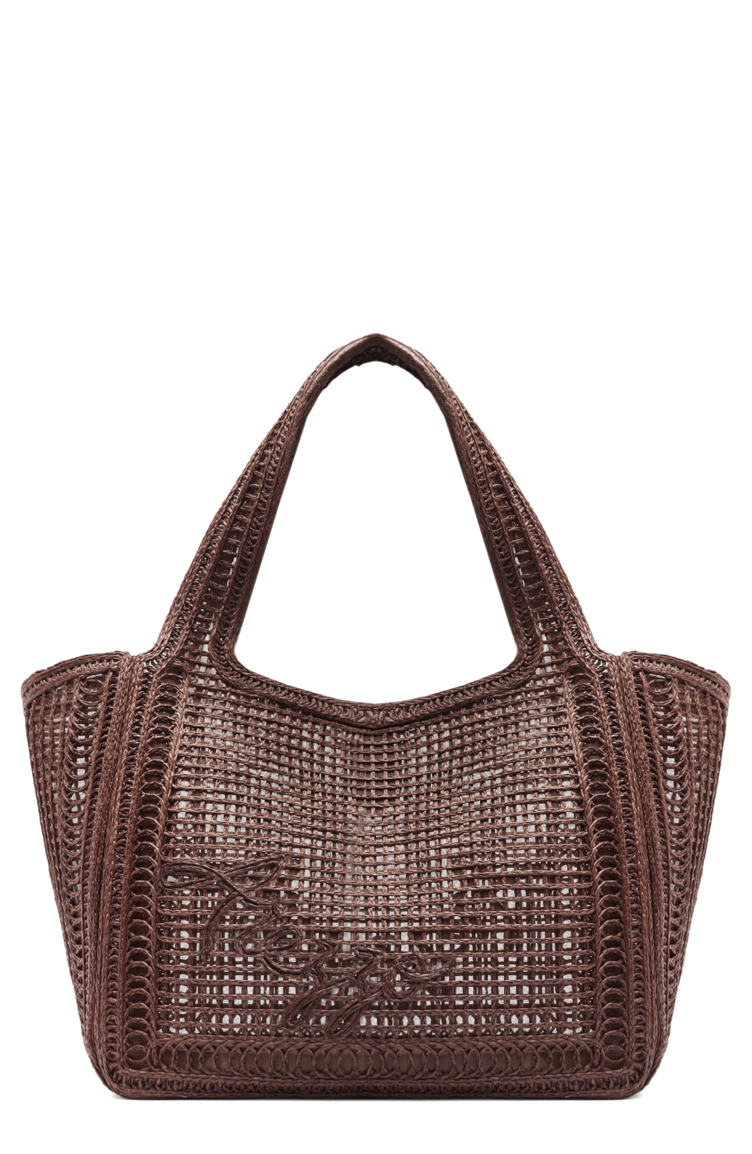 Arezzo Large Isla Shopping Bag, Main, color, New Cocoa/ New Cocoa