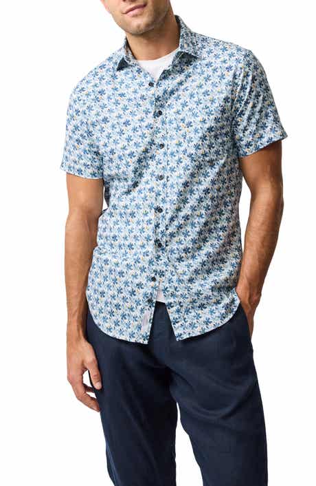 Rodd & Gunn Harvey Road Floral Short Sleeve Cotton Button-Up Shirt