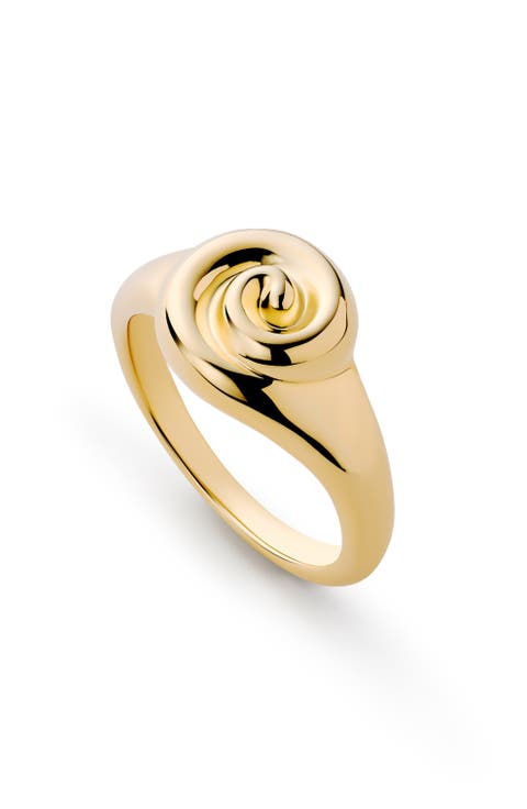 Gold Signet RIng - Ariel Ring