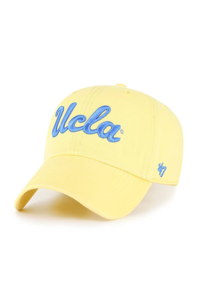 '47 Men's '47 Maize UCLA Bruins Clean Up Adjustable Hat, Main, color, 