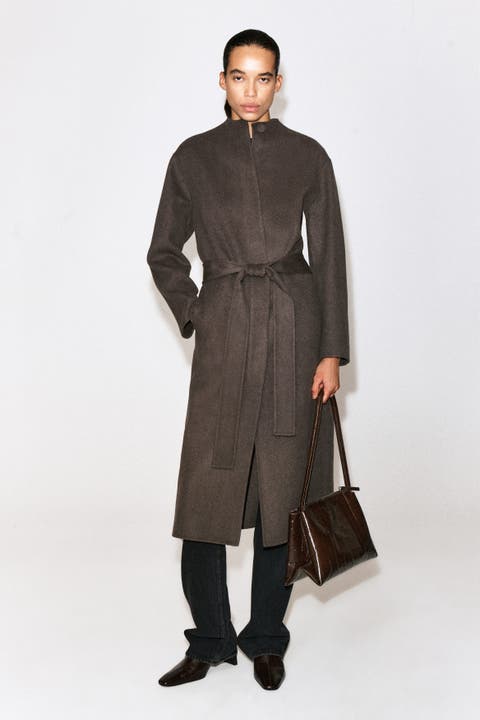 Pavilion Shoulder Bag - Eel-Effect Leather