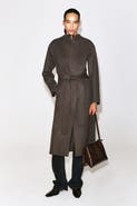 COS Pavilion Shoulder Bag - Eel-Effect Leather