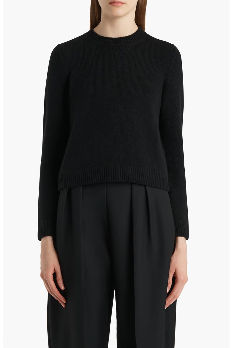 Leta Cashmere Sweater, Main, color, BLACK