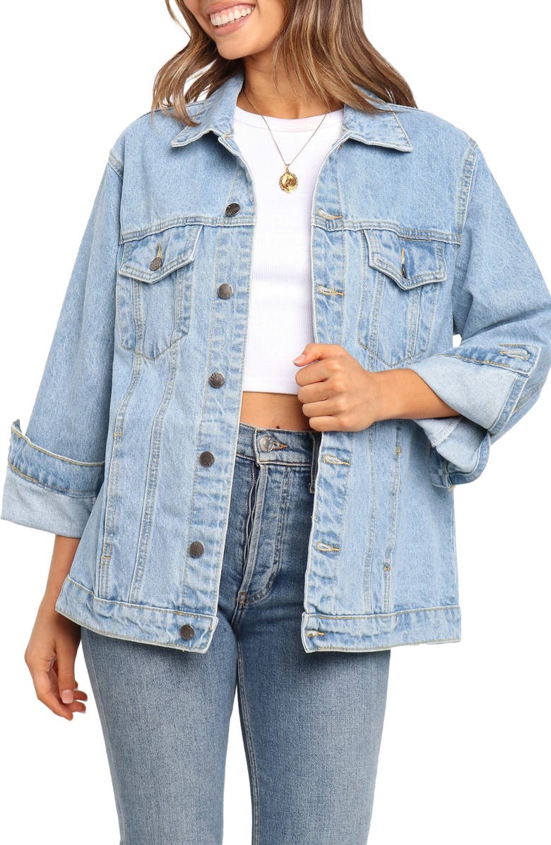 Petal & Pup Cruise Denim Jacket, Main, color, 