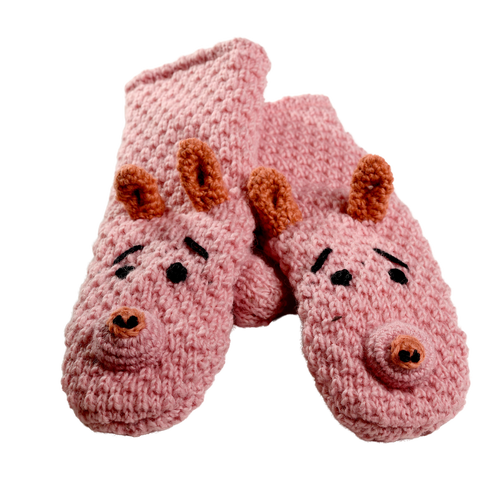 NIRVANA DESIGNS NIRVANA DESIGNS CROCHET PIGGY MITTENS 