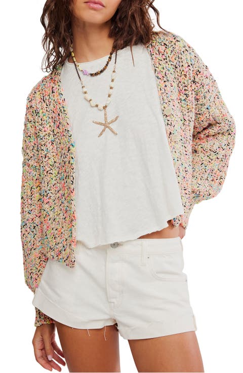 Flea Market Crop Cardigan