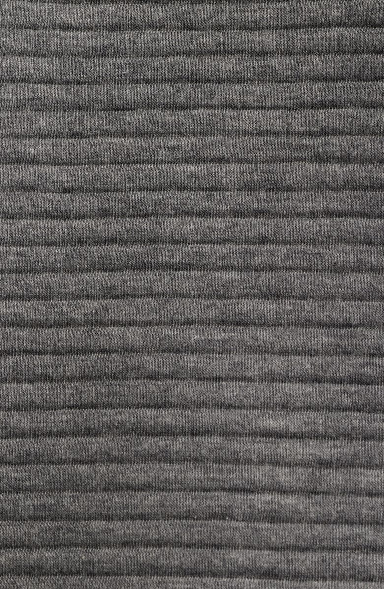 Johnston & Murphy Reversible Quilted Quarter Zip Pullover, Alternate, color, Gray Heather/ Black