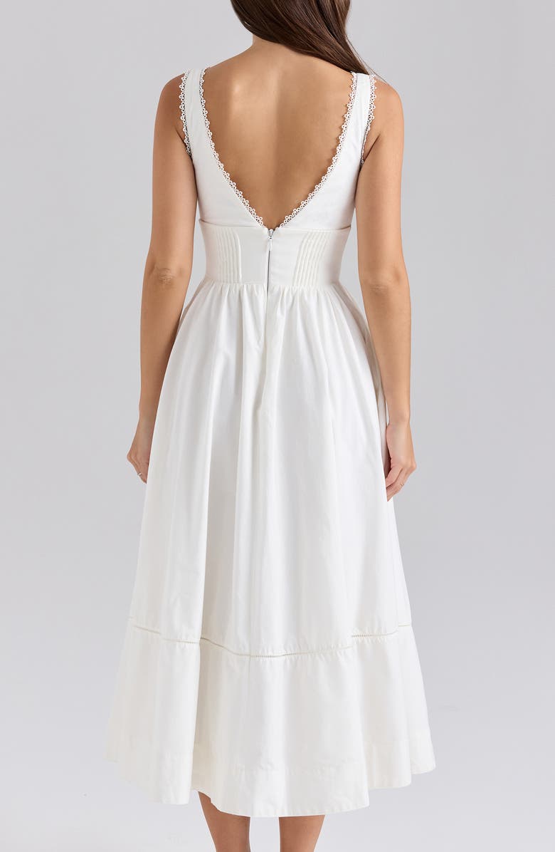 HOUSE OF CB Samia Maxi Sundress, Alternate, color, White