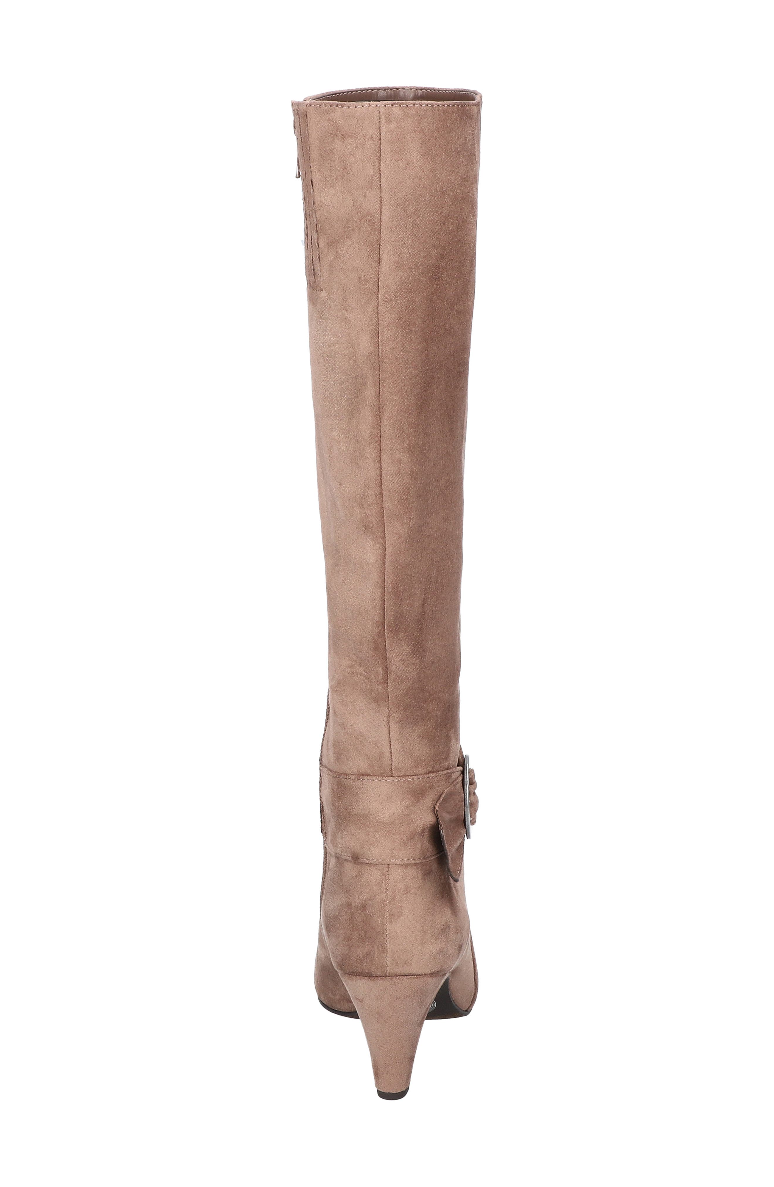 Bella Vita Rima Knee High Boot, Alternate, color, Taupe Suede