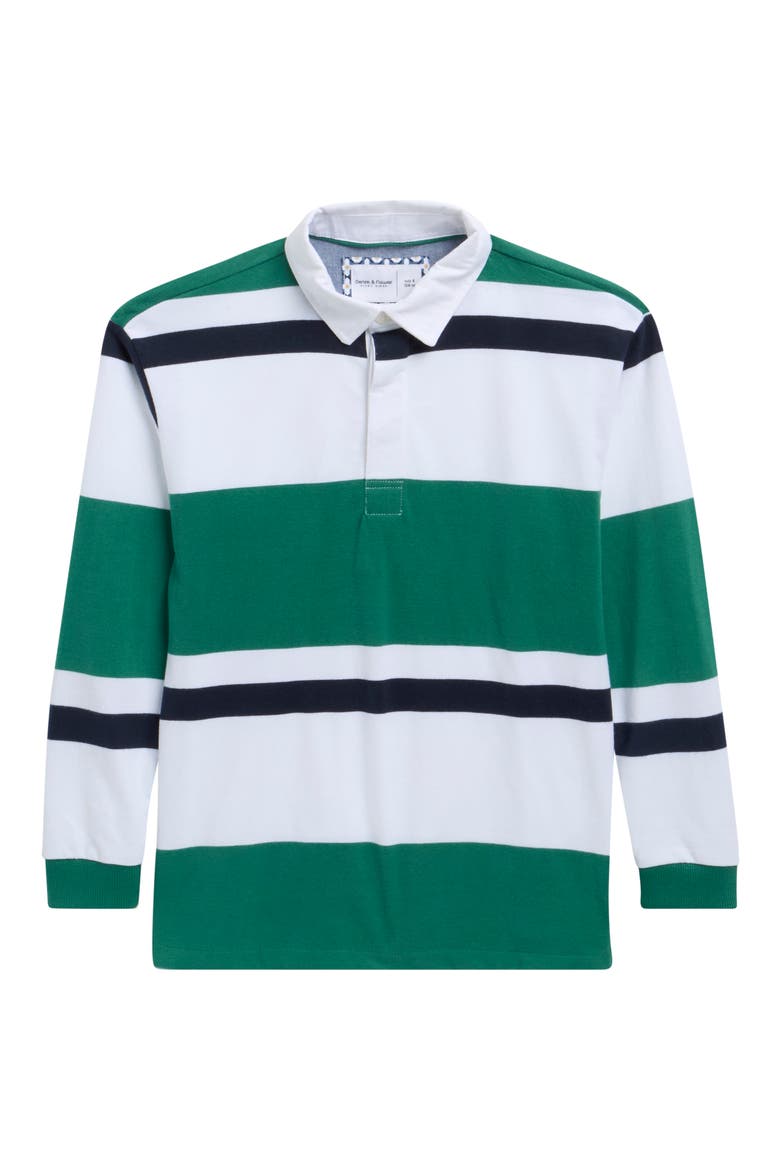 Kids' Stripe Polo, Main, color, GREEN
