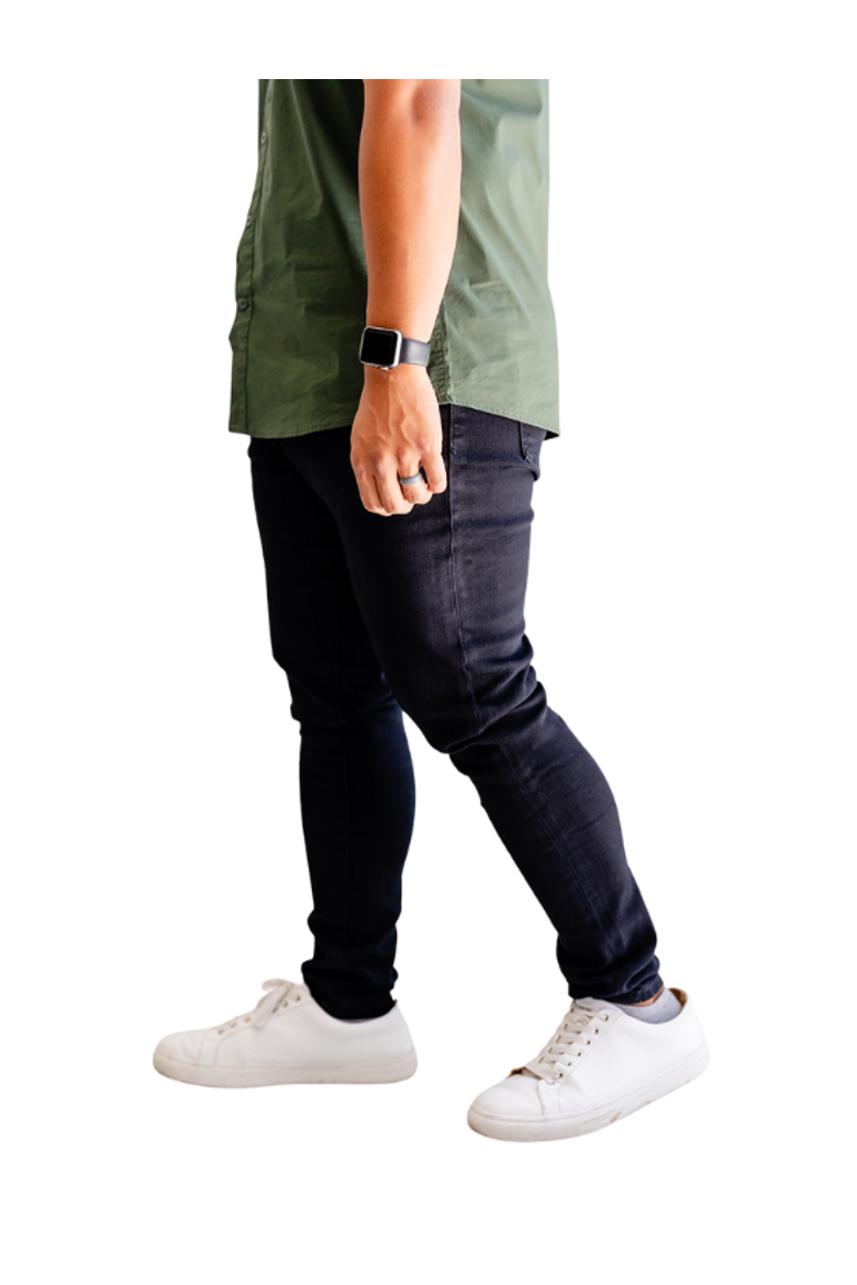 Skinny Black Jeans, Alternate, color, Black