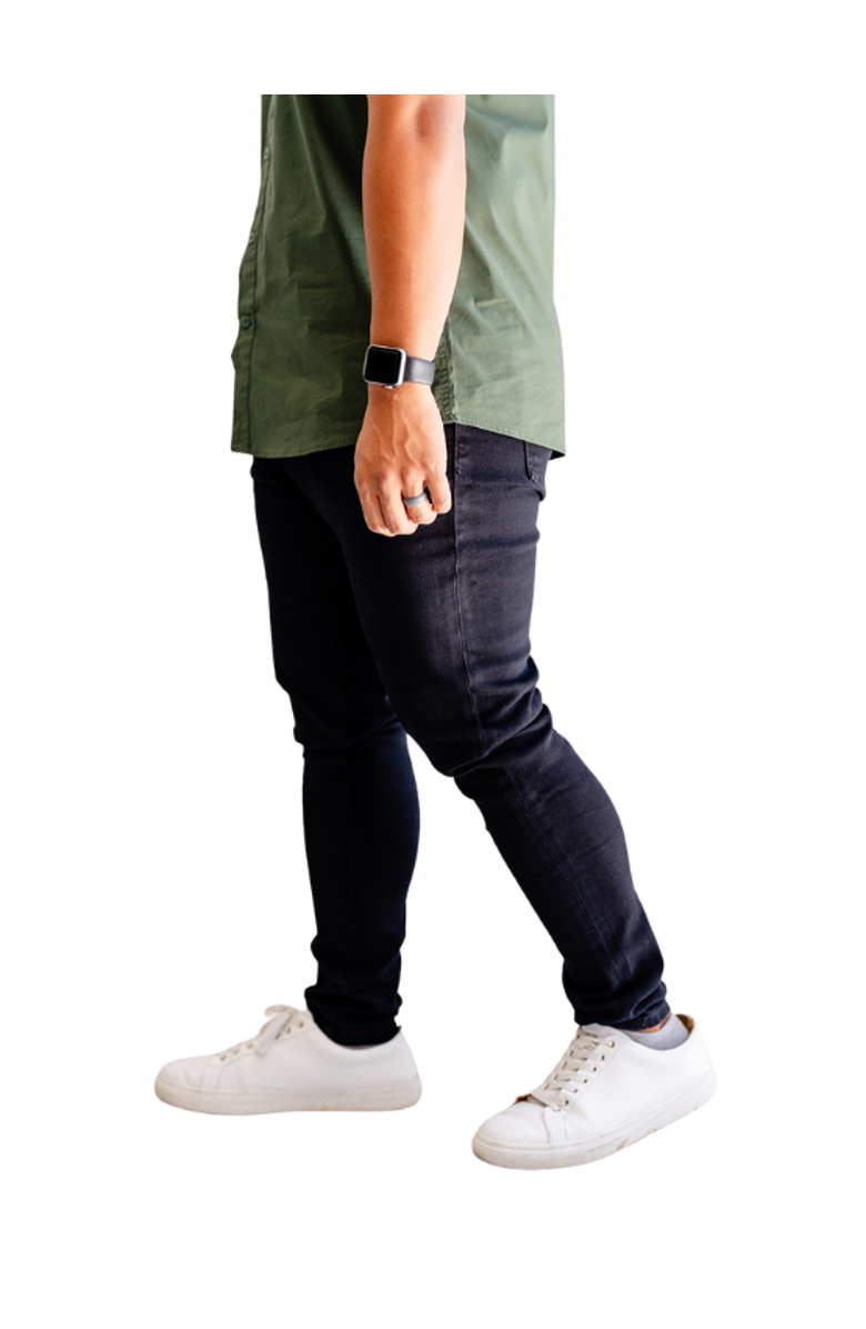 Dapper Boi Skinny Black Jeans, Alternate, color, Black