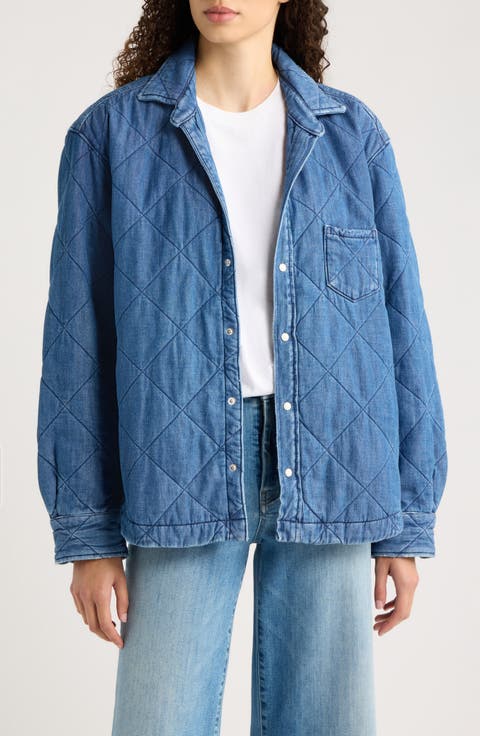 Quilted Denim Jacket