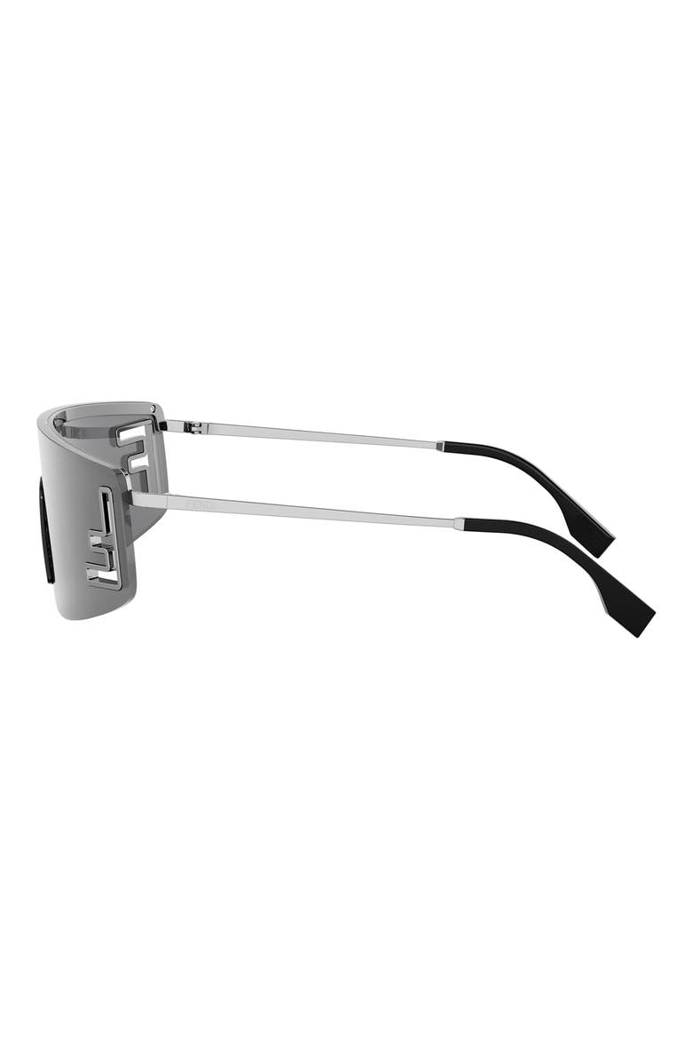 Sport Rectangular Sunglasses, Alternate, color, SHINY LIGHT RUTHENIUM / SMOKE