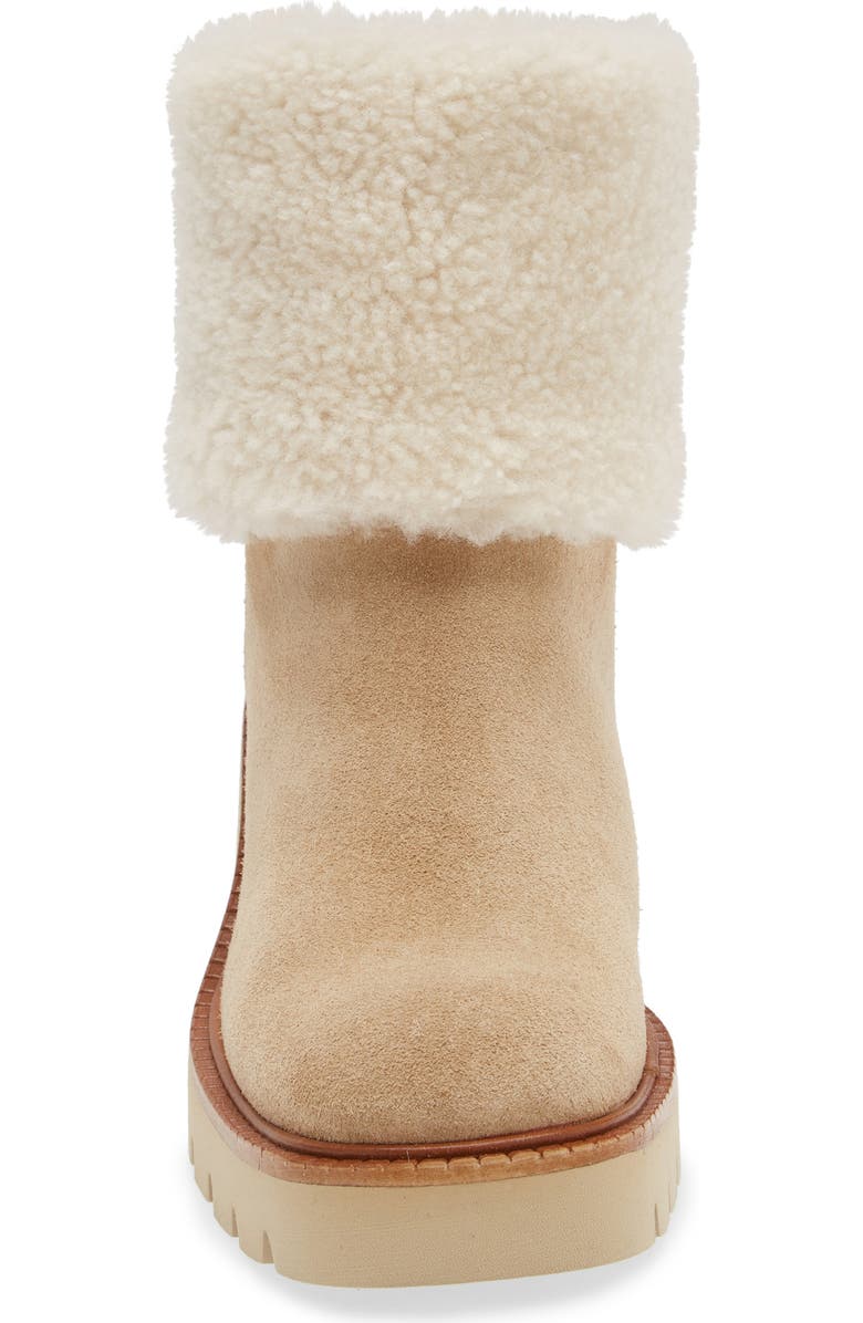 Pedro Garcia Zarela Wool Cuff Bootie, Alternate, color, Rope Castoro-Shrlng