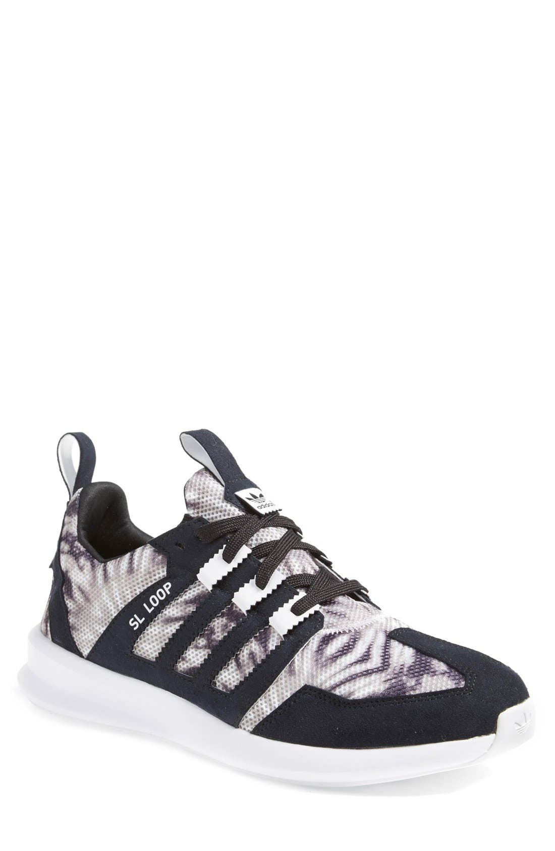 'SL Loop Runner' Sneaker, Main, color, BLACK/ WHITE