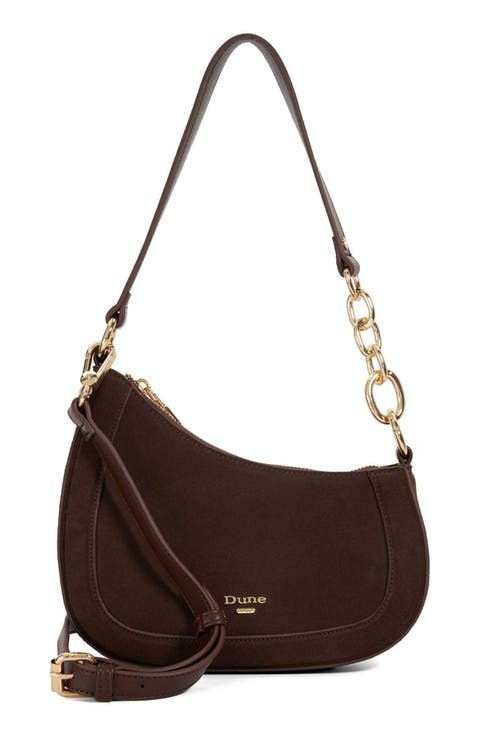 Direction Faux Leather Shoulder Bag