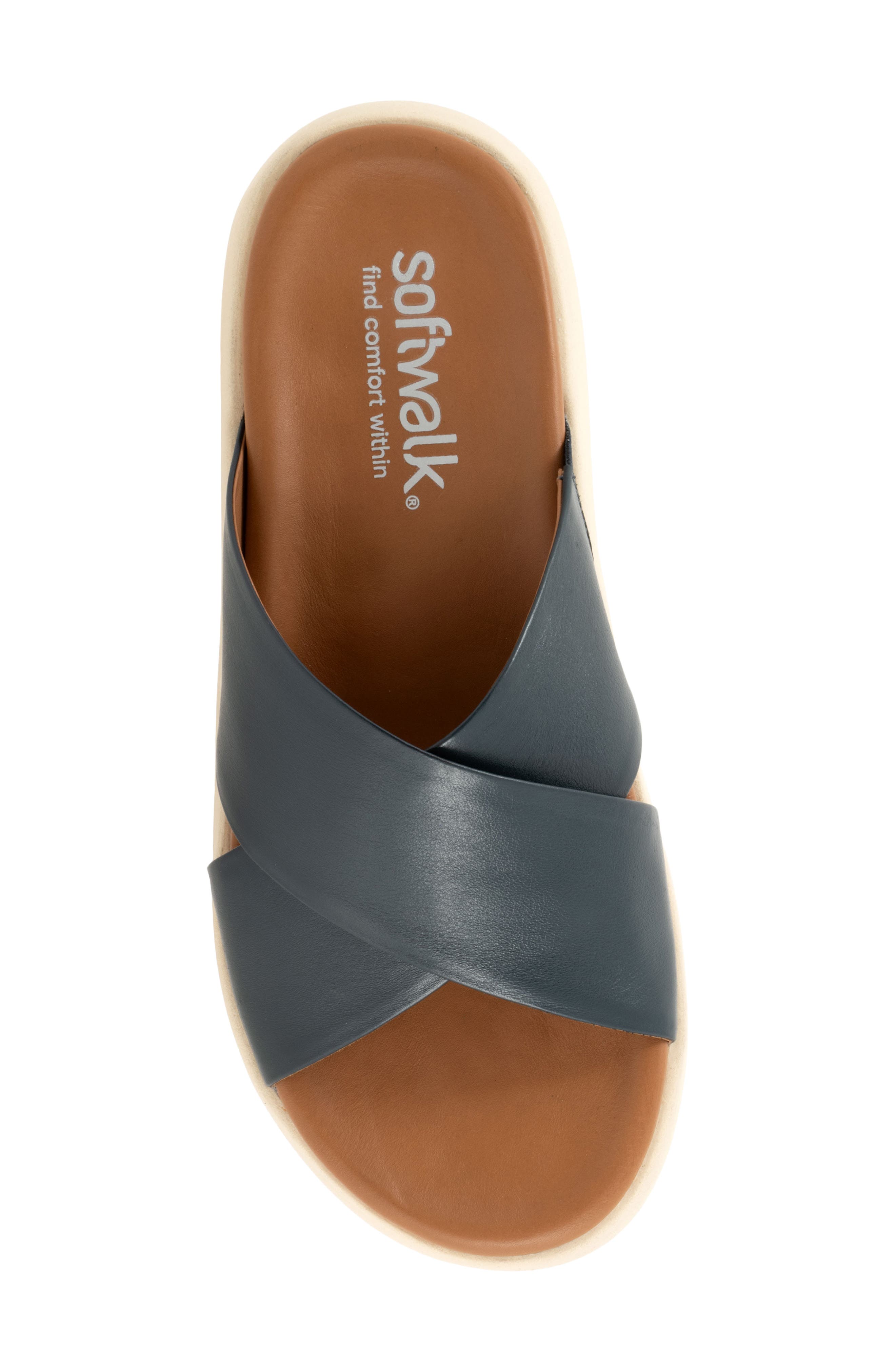 Jesi Slide Sandal, Alternate, color, NAVY
