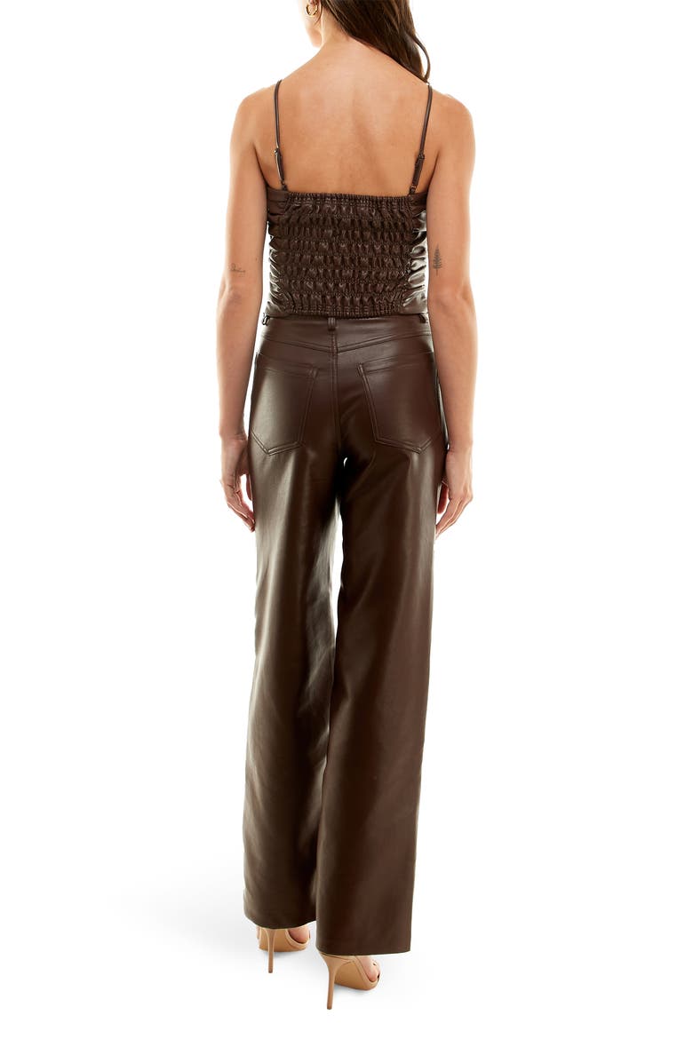 x Jourdan Sloane Giselle Faux Leather Pants (Nordstrom Exclusive), Alternate, color, ESPRESSO