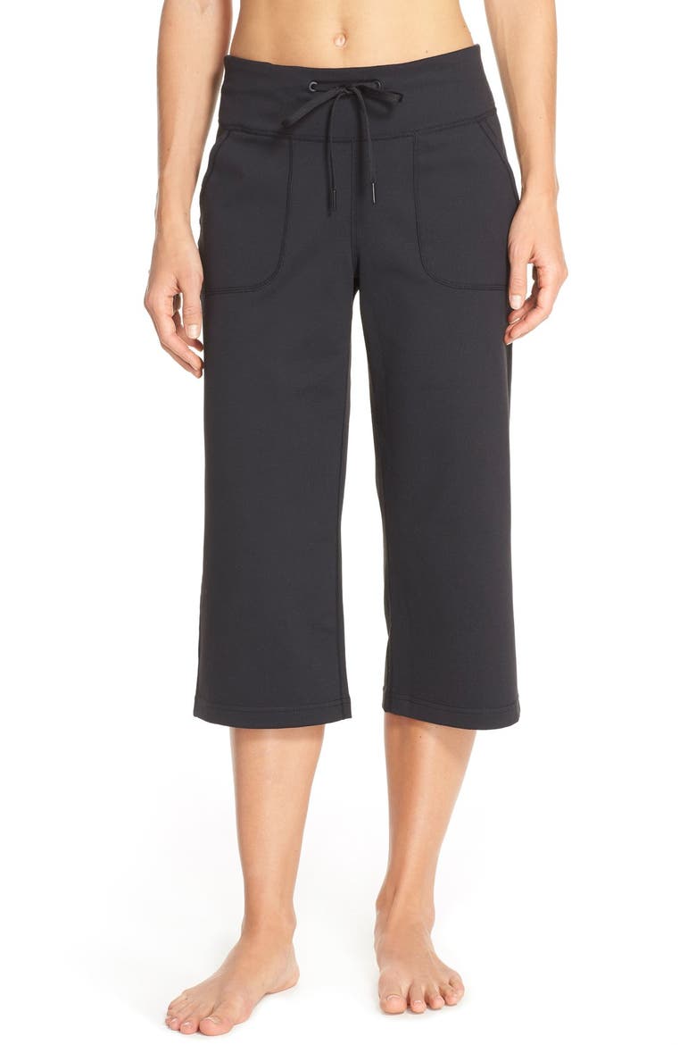 'All Star' Athletic Capri Pants, Main, color, BLACK