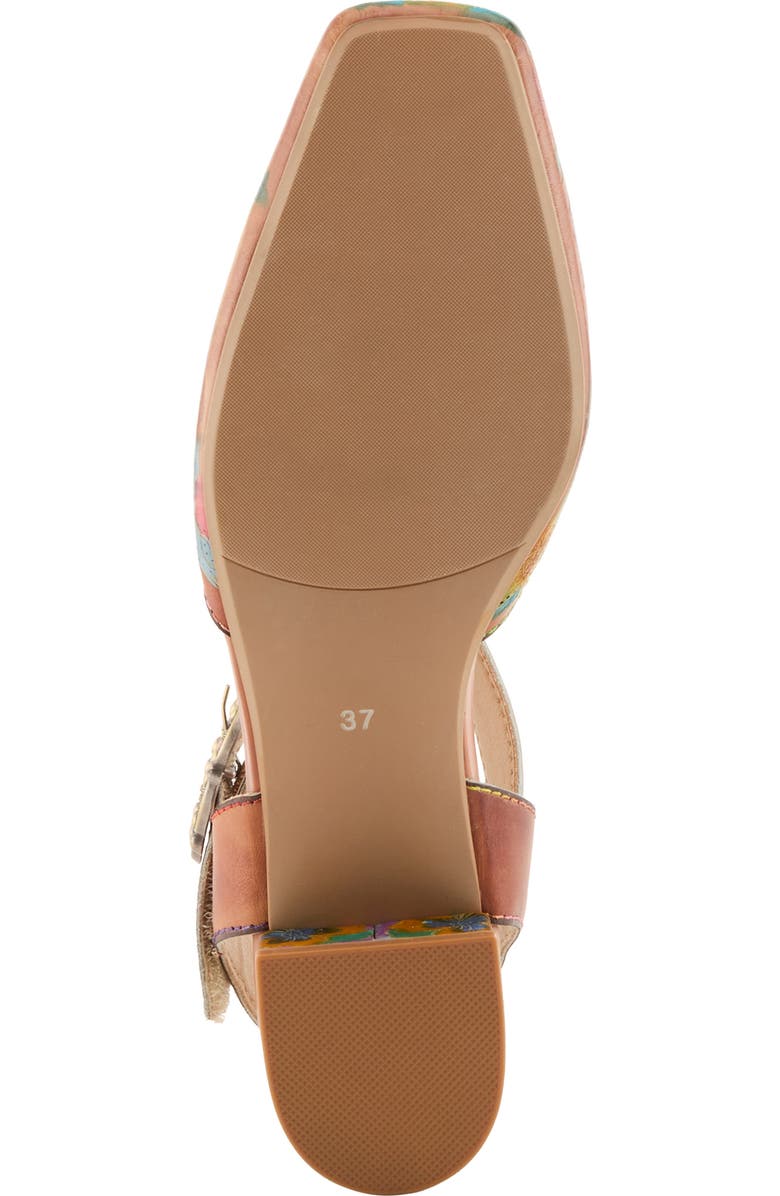 L'Artiste by Spring Step Funferbiz Ankle Strap Pump, Alternate, color, Camel Multi