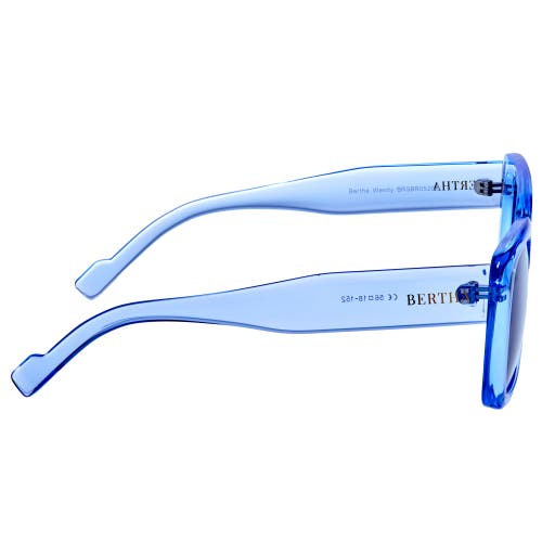 Shop Bertha Wendy Polarized Sunglasses In Periwinkle/purple