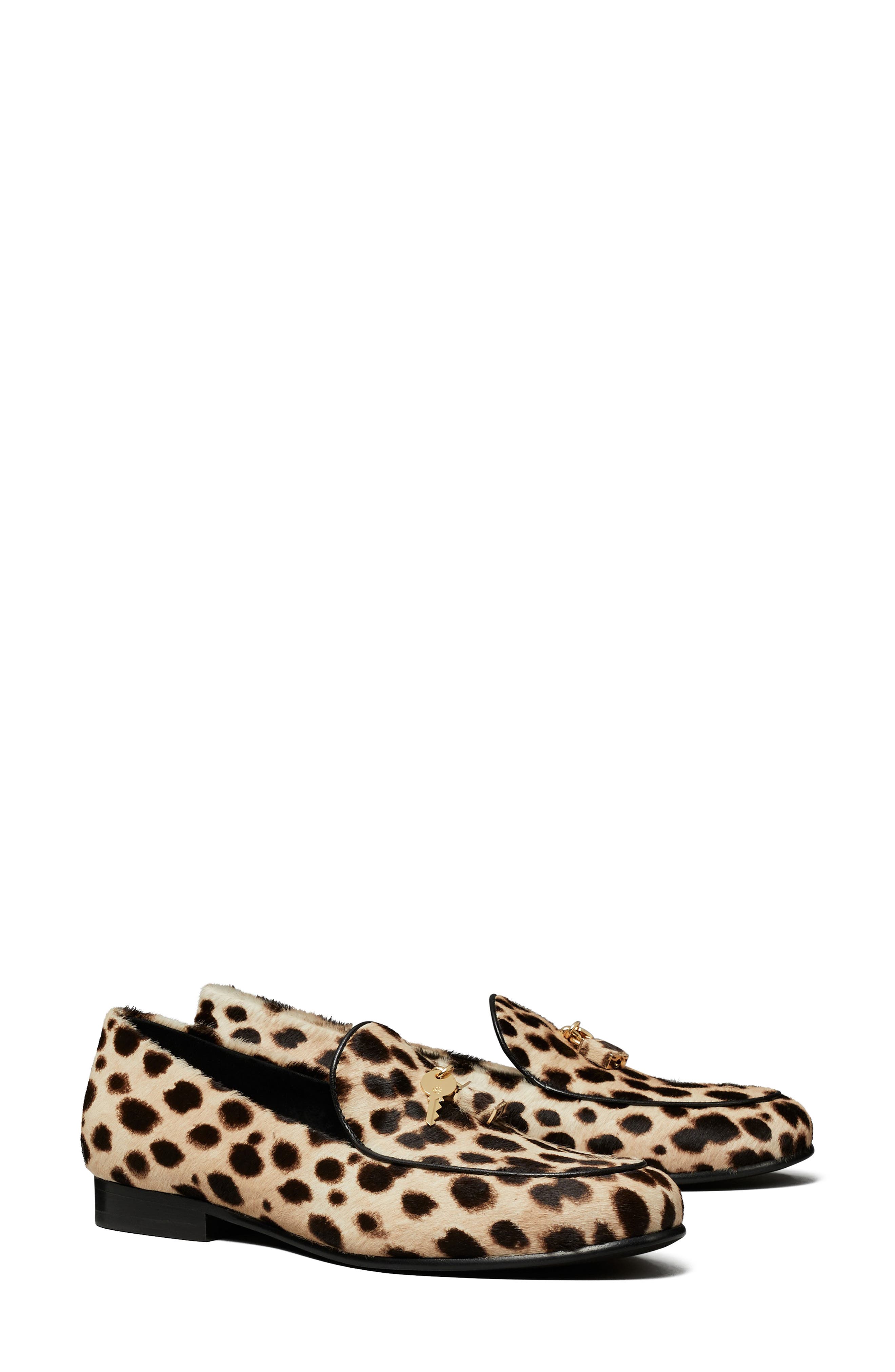 Lock Smoking Slipper, Main, color, PRINTED CHEETAH SPOT CALF HAIR