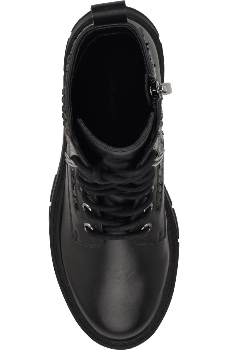 Nine West Hediy Sequin Lug Sole Bootie, Alternate, color,