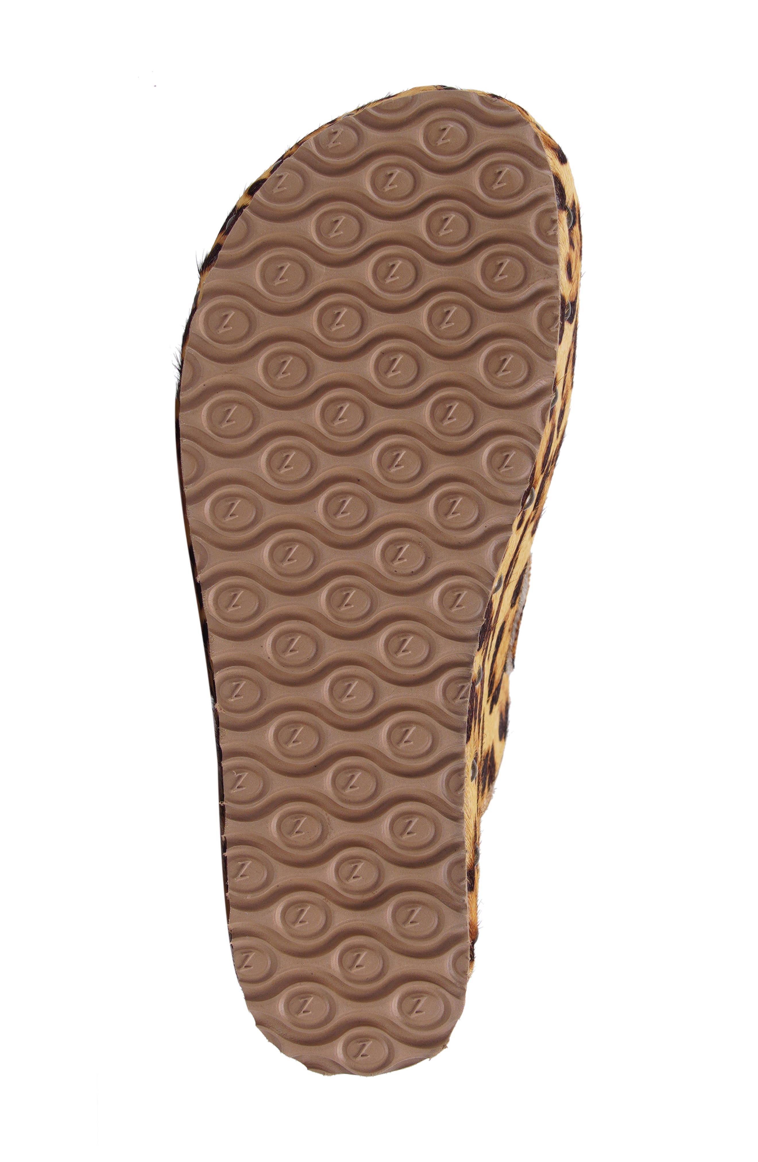 Cuna Platform Clog, Alternate, color, LEOPARD CALF HAIR