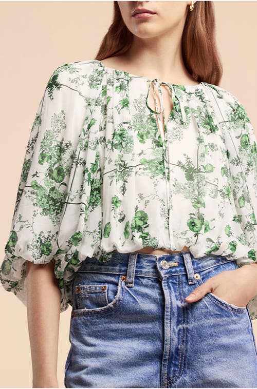 REBECCA TAYLOR REBECCA TAYLOR CONSERVATORY FLEUR BUBBLE TOP