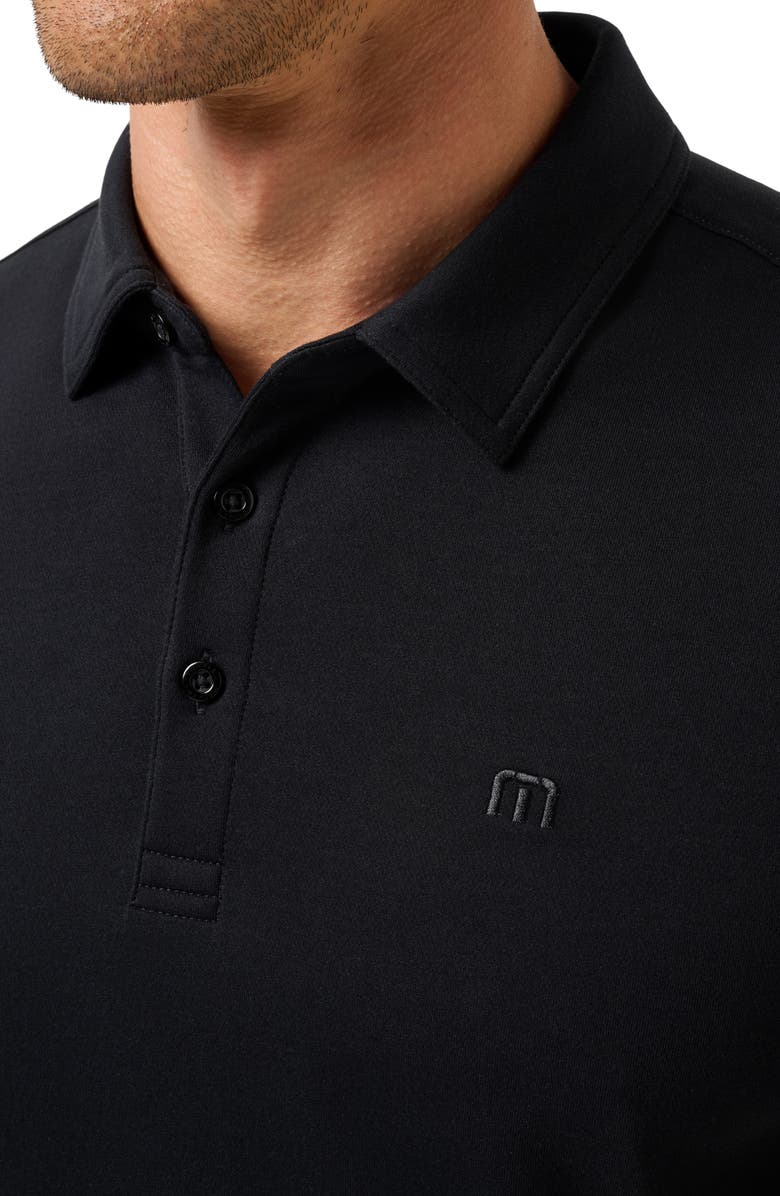 TravisMathew Warm Skies Polo, Alternate, color, Black