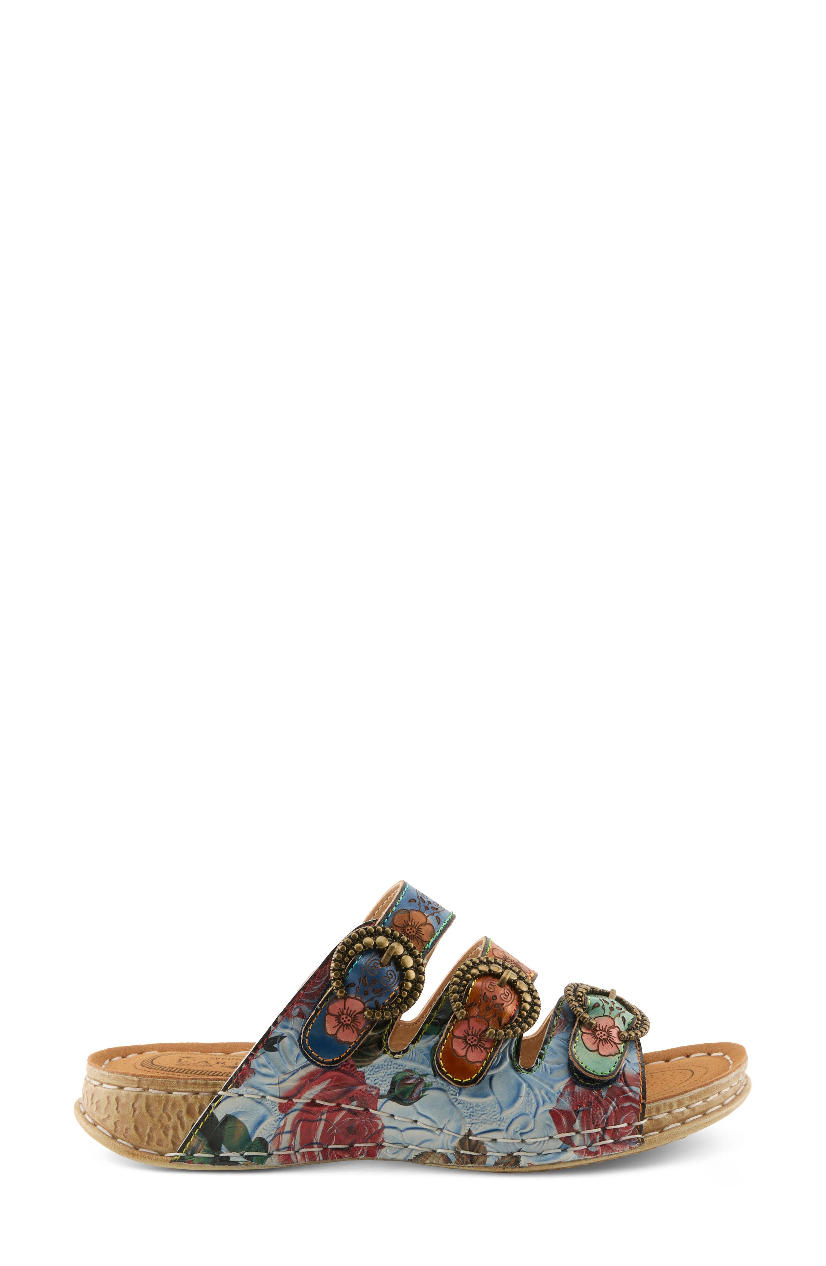 Gotta Have Strappy Sandal, Alternate, color, BLUE MULTI