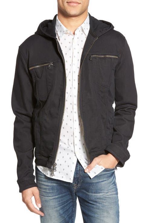 Hooded Denim Jacket