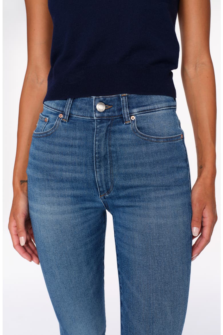 Bridget Instasculpt Raw Hem High Waist Bootcut Jeans, Alternate, color, PALM SPRINGS DL AIRBRUSHED