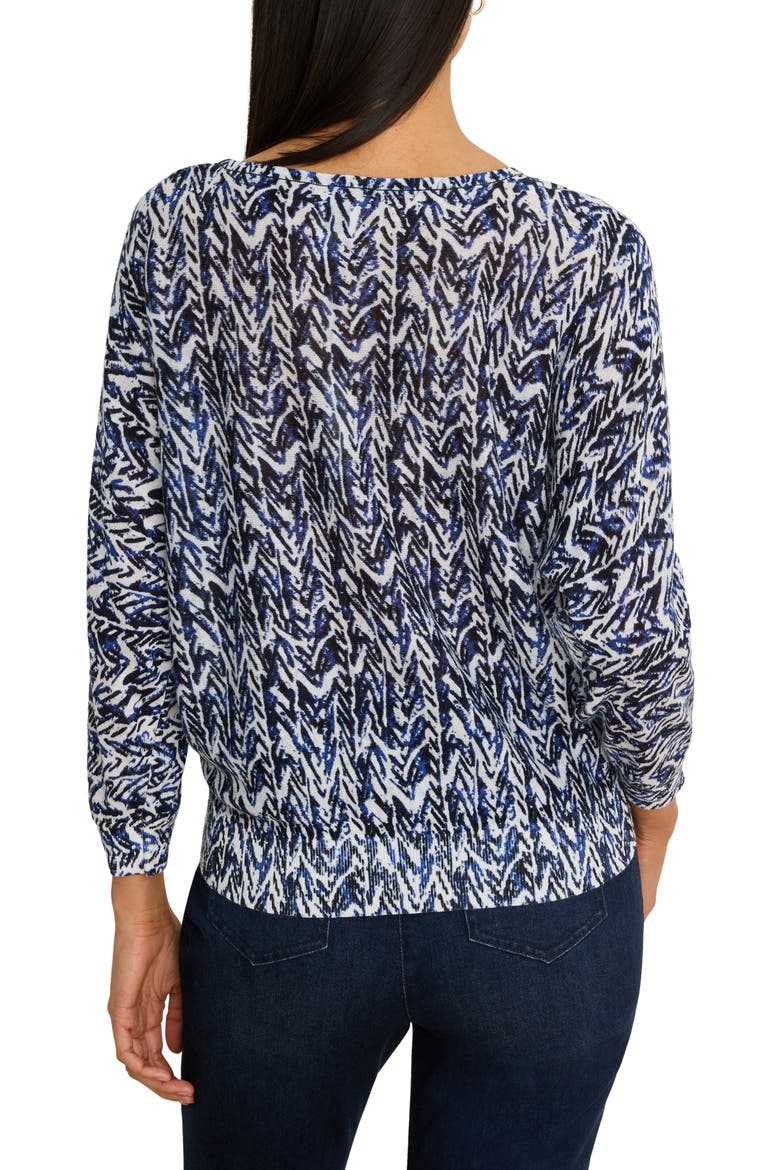 Crosshatch Sweater, Alternate, color, INDIGO MULTI
