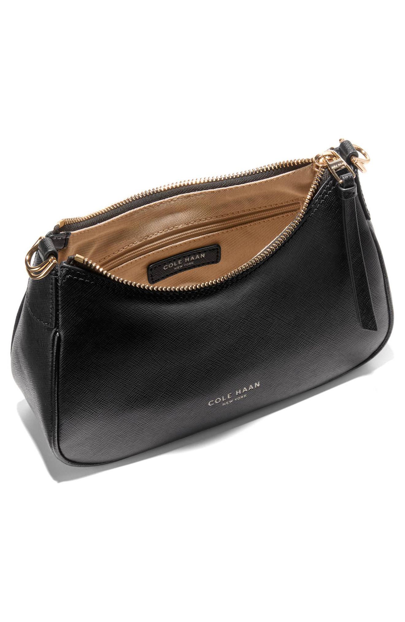 Cole Haan Jodie Mini Shoulder Bag, Alternate, color, Black