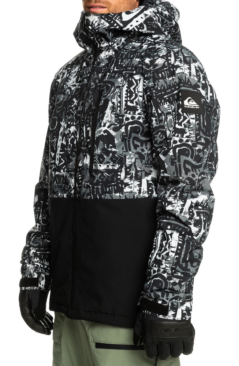 Quiksilver Mission Print Waterproof Jacket, Alternate, color, 