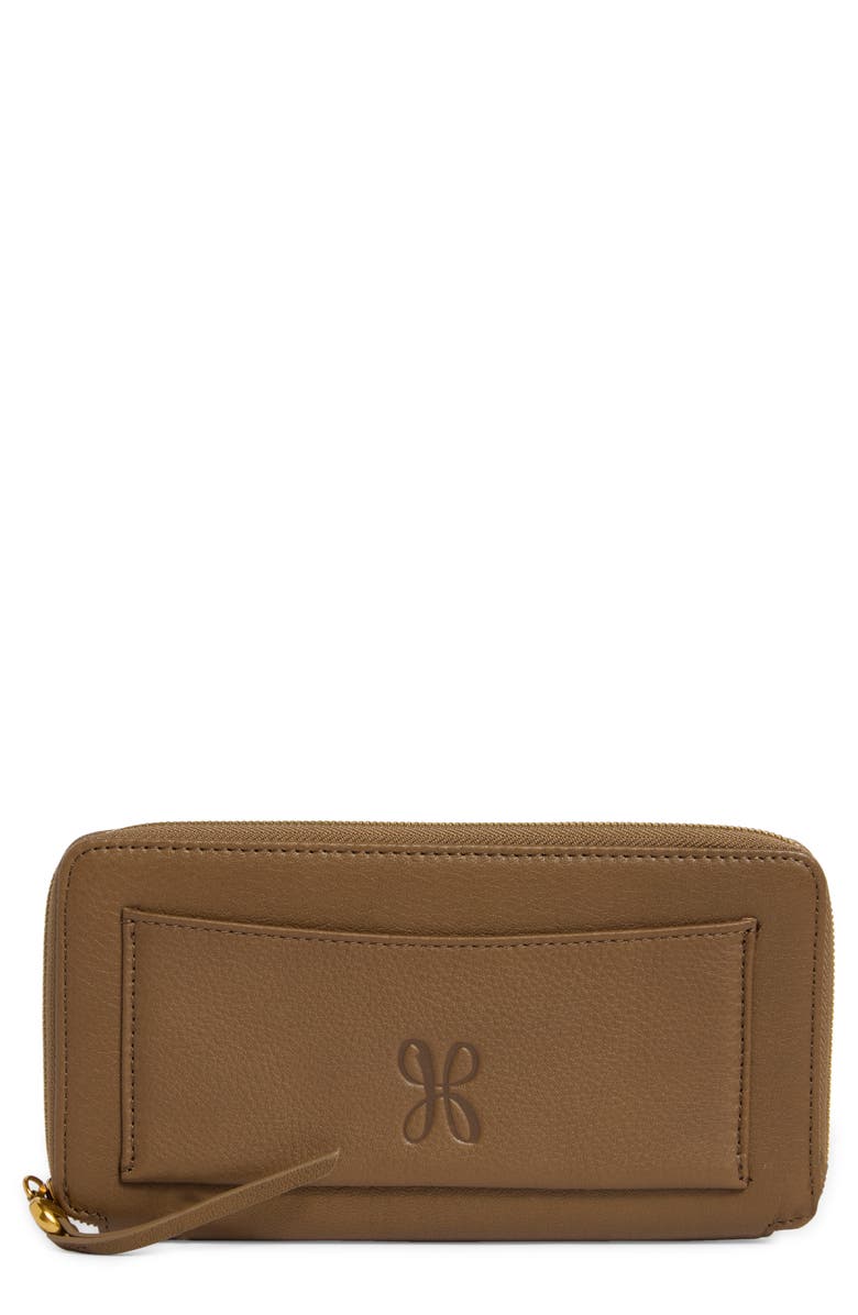 HOBO Hart Large Wallet, Main, color, Dark Elm